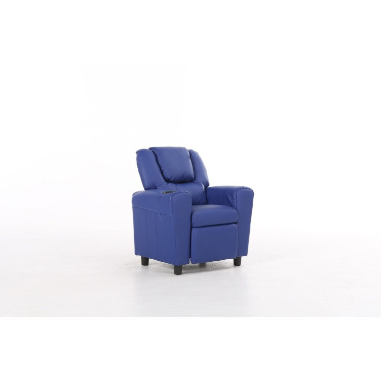Solid Wooden Frame William Kids Recliner - Available in 3 Colors