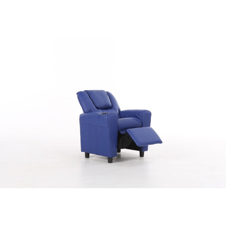 Solid Wooden Frame William Kids Recliner - Available in 3 Colors