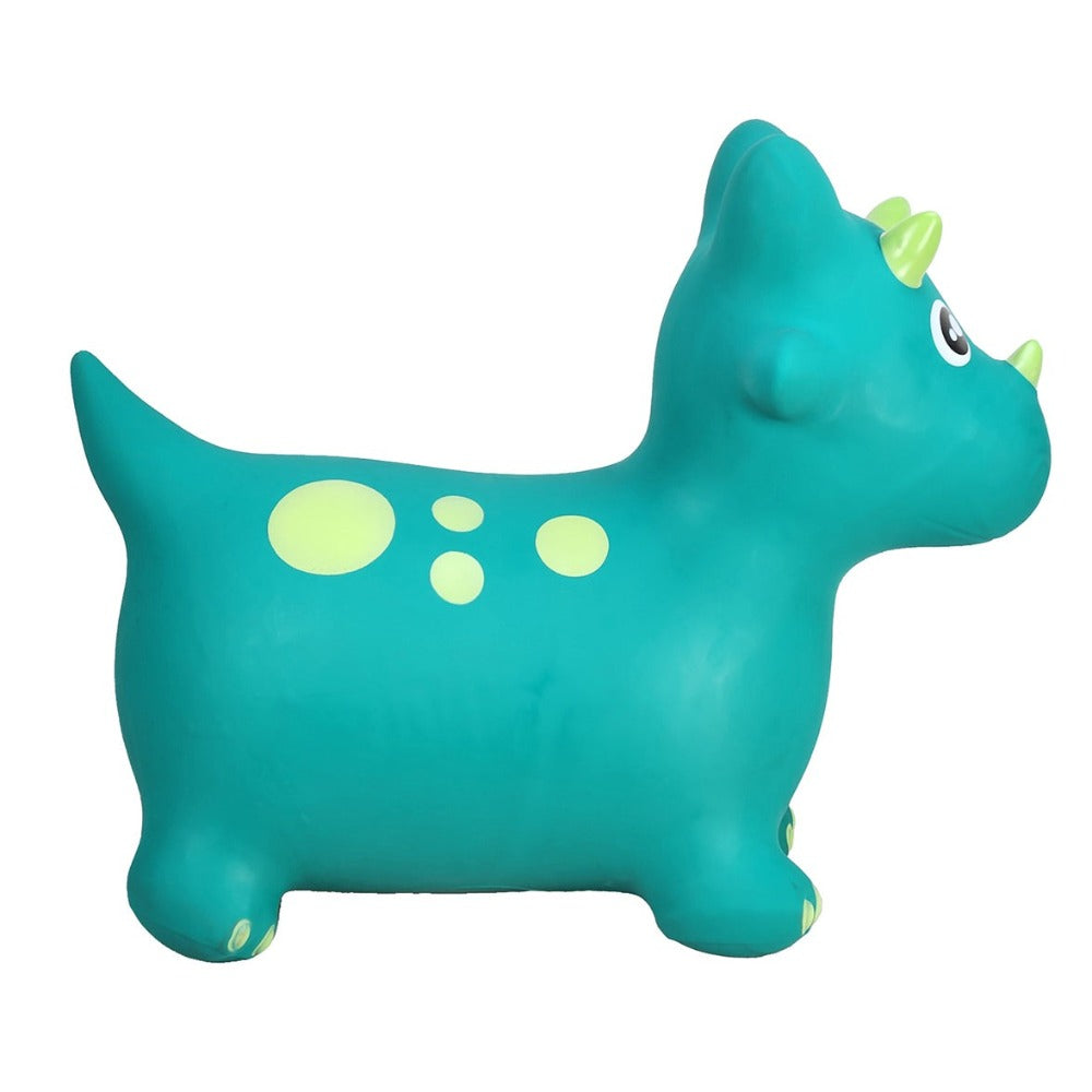 Inflatable Outdoor Bouncy Rider - Spike The Triceratops