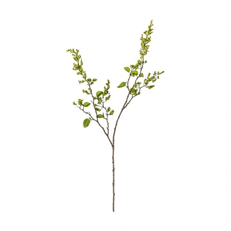 Springtime Artificial Green Berry Cluster