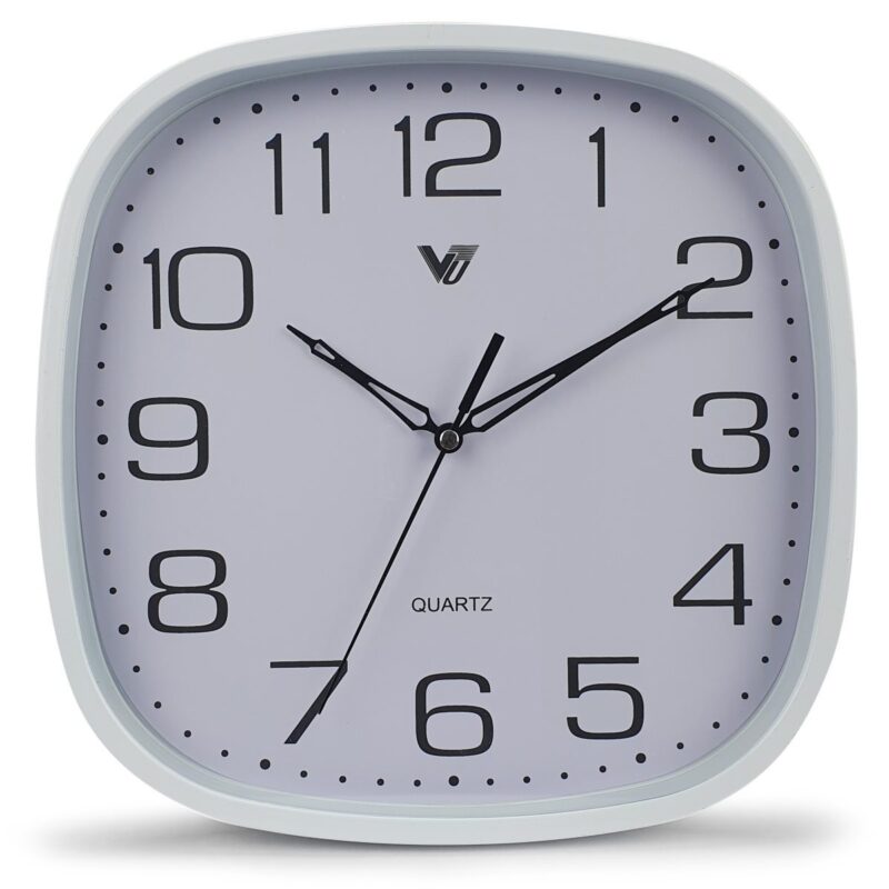Square Studio Wall Clock 25cms (Available in 2 colors)