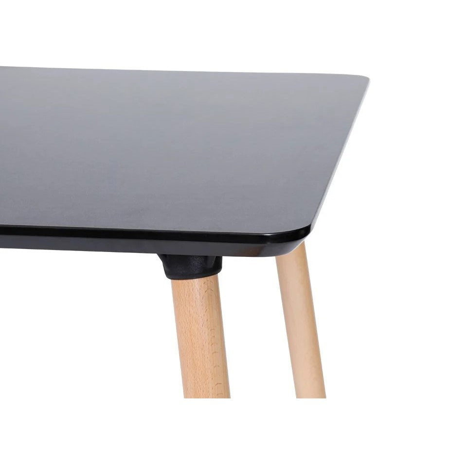 Square Unique Wooden Dining Table 80cms (Available in 2 Colors)