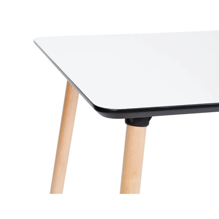 Square Unique Wooden Dining Table 80cms (Available in 2 Colors)