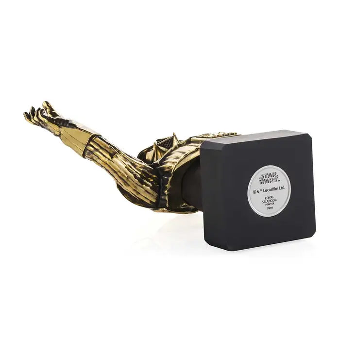 Star Wars Black Darth Vader Pewter Bust - Gold