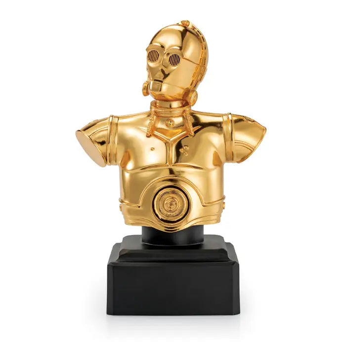 Star Wars Limited Edition C-3PO Pewter Bust - Gold