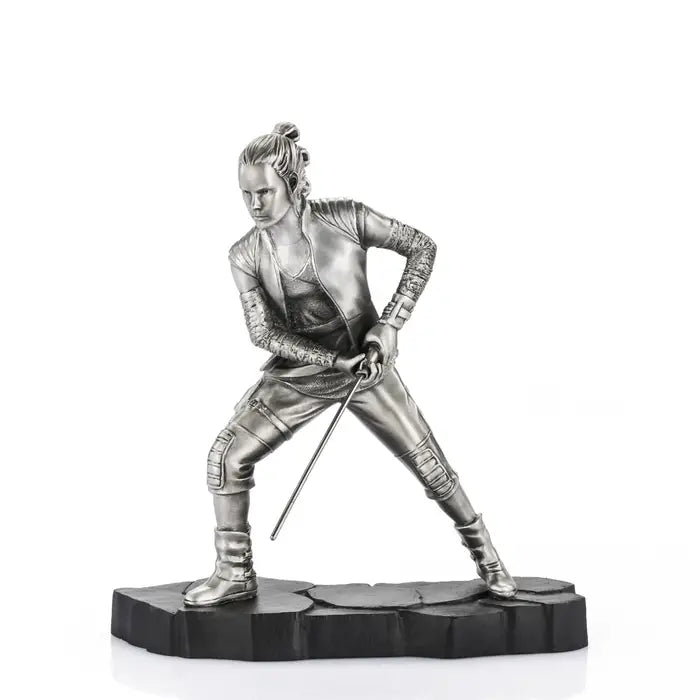 Star Wars Limited Edition Rey Pewter Figurine - Silver