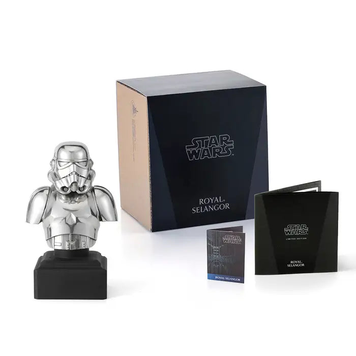 Star Wars Limited Edition Stormtrooper Pewter Bust - Silver