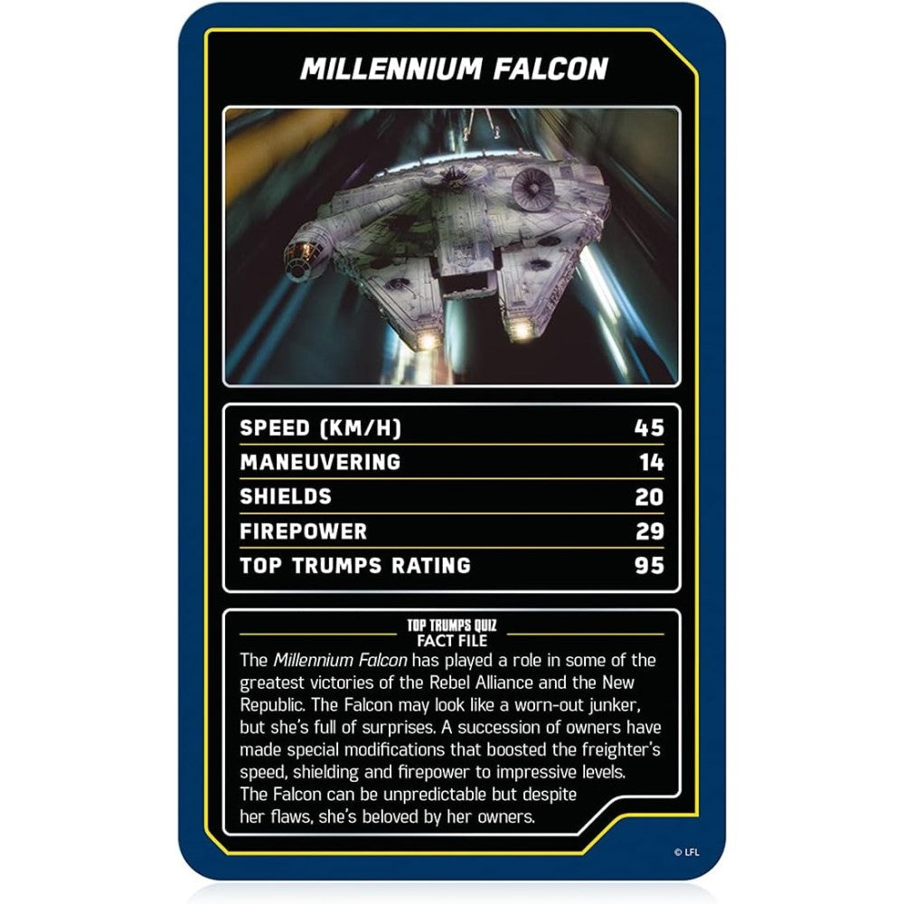 Top Trumps Card Game: Star Wars: Starships Card Game