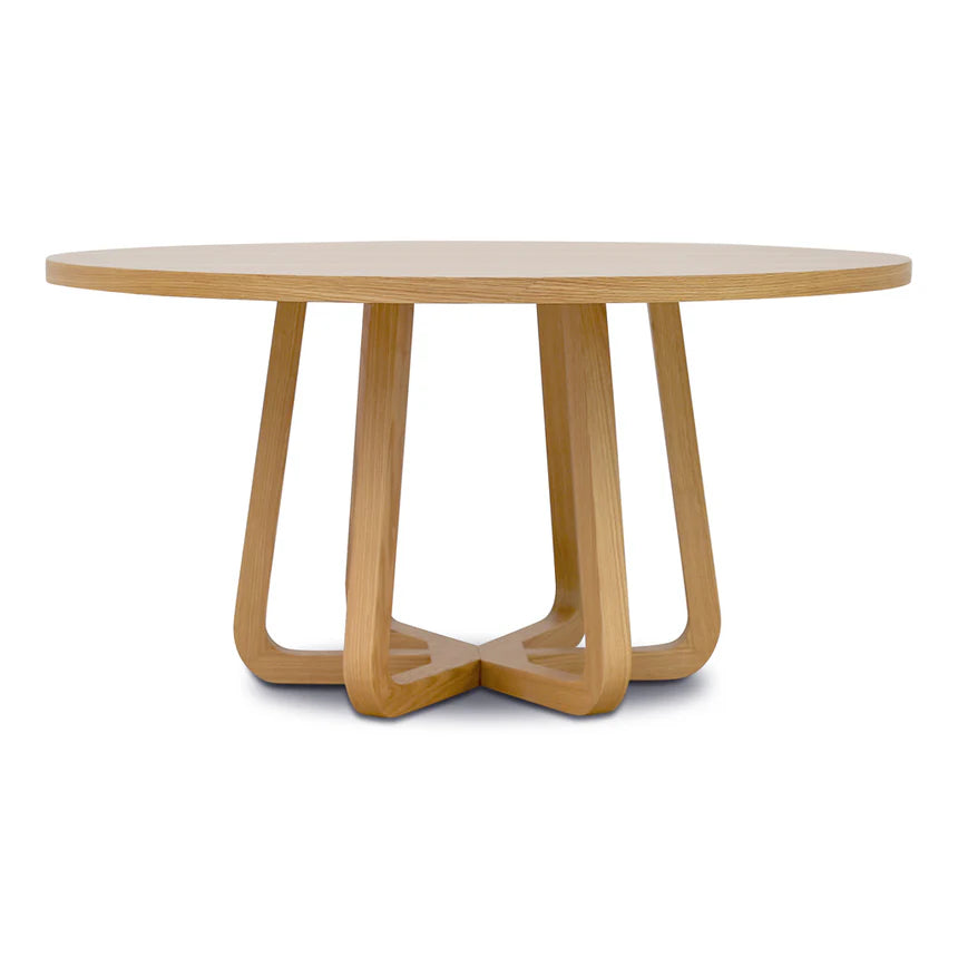 Statement Round Dining Table - Natural