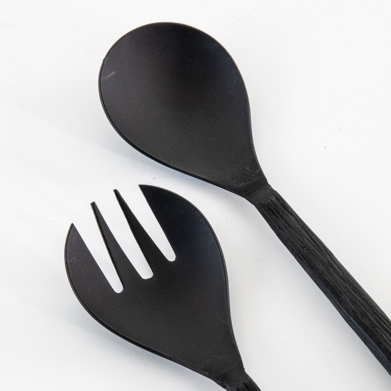 Steel Serenity Salad Serving Set (Available in 2 Colors)