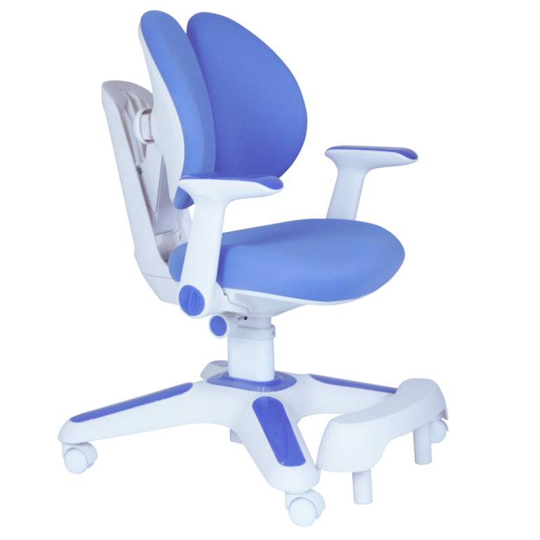 Study Chairs With Footstool And Foldable Armrest - Available 2 Colors