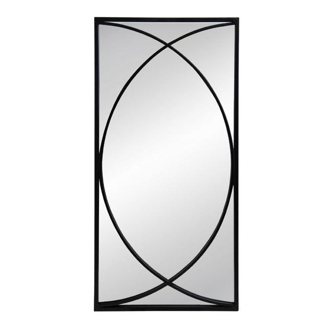 Stunning Black Swirl Wall Mirror - Set of 3