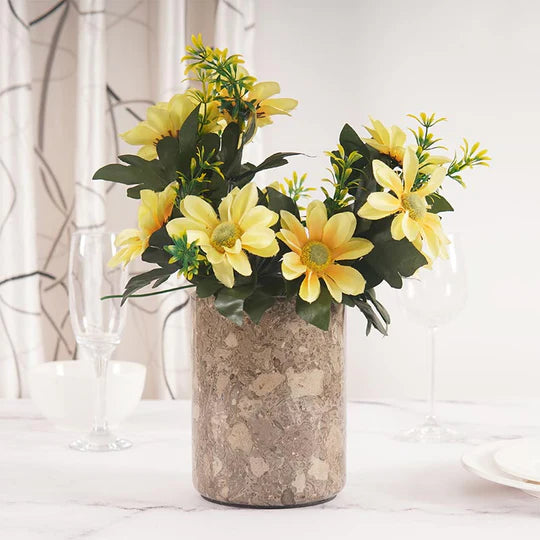 Sturdy Marble Utensil Holder - Grey