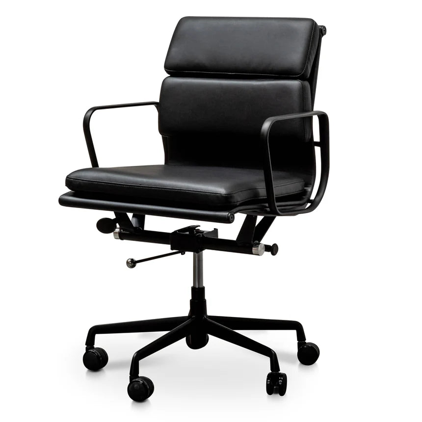 Style and Comfort Low Back Office Chair - Black