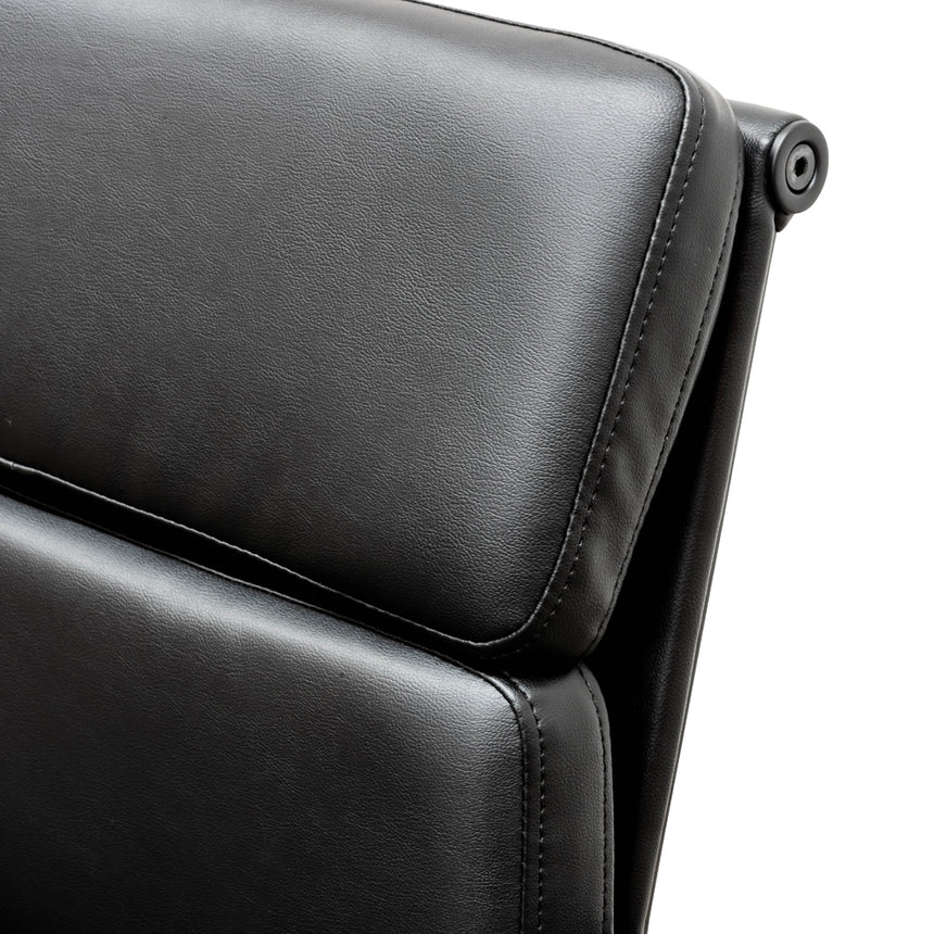 Style and Comfort Low Back Office Chair - Black