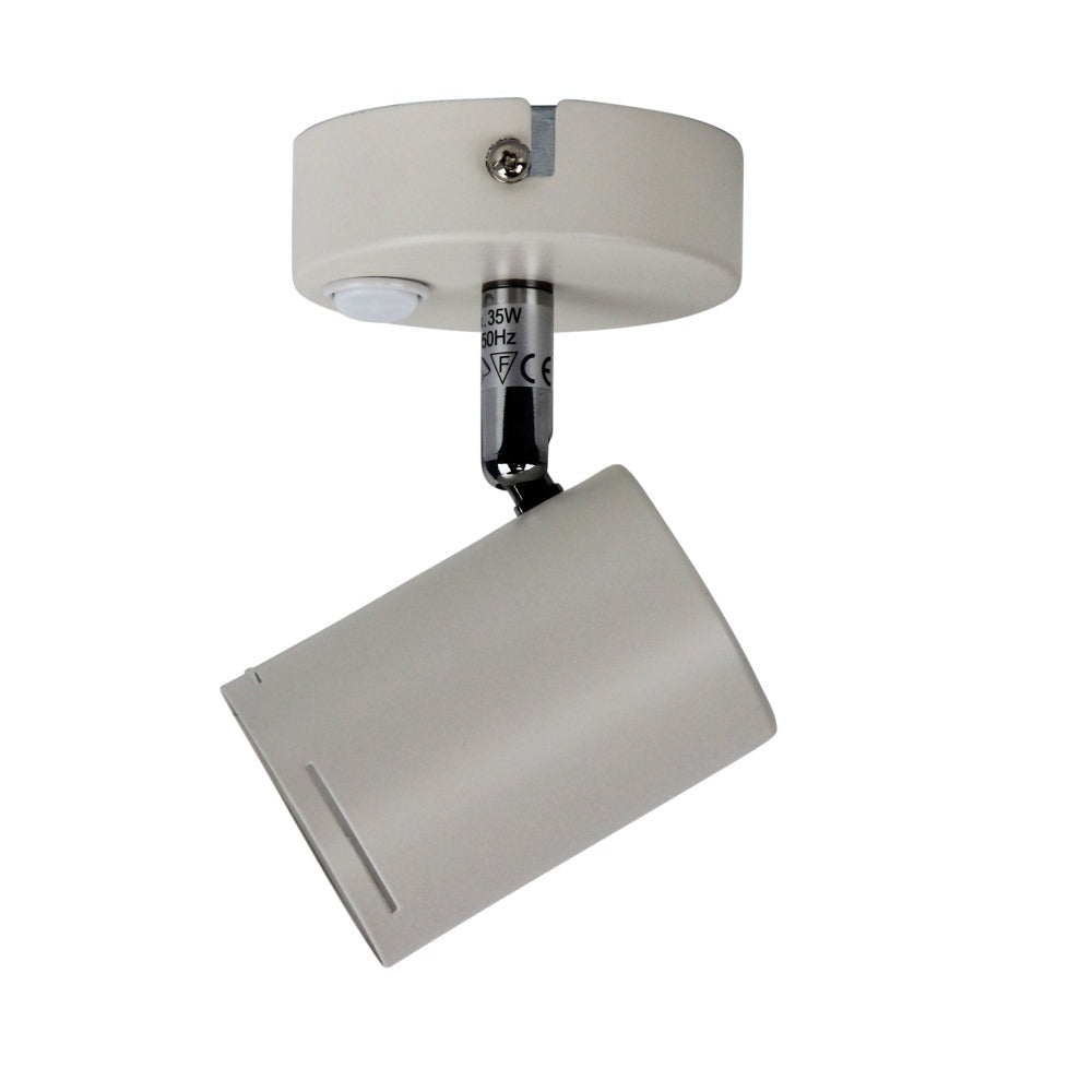 Stylish LED Ready Adjustable Spotlight with Switch (Available in 2 Colors)