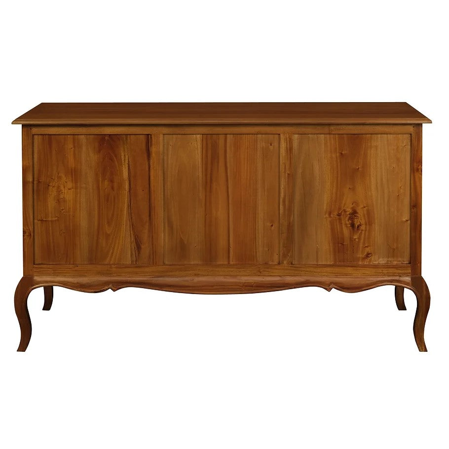 Stylish Storage Provincial Buffet with 2 Doors and 3 Drawers