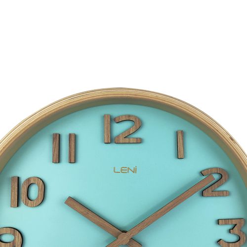 Stylish Wall Clock 25.5cm - Blue