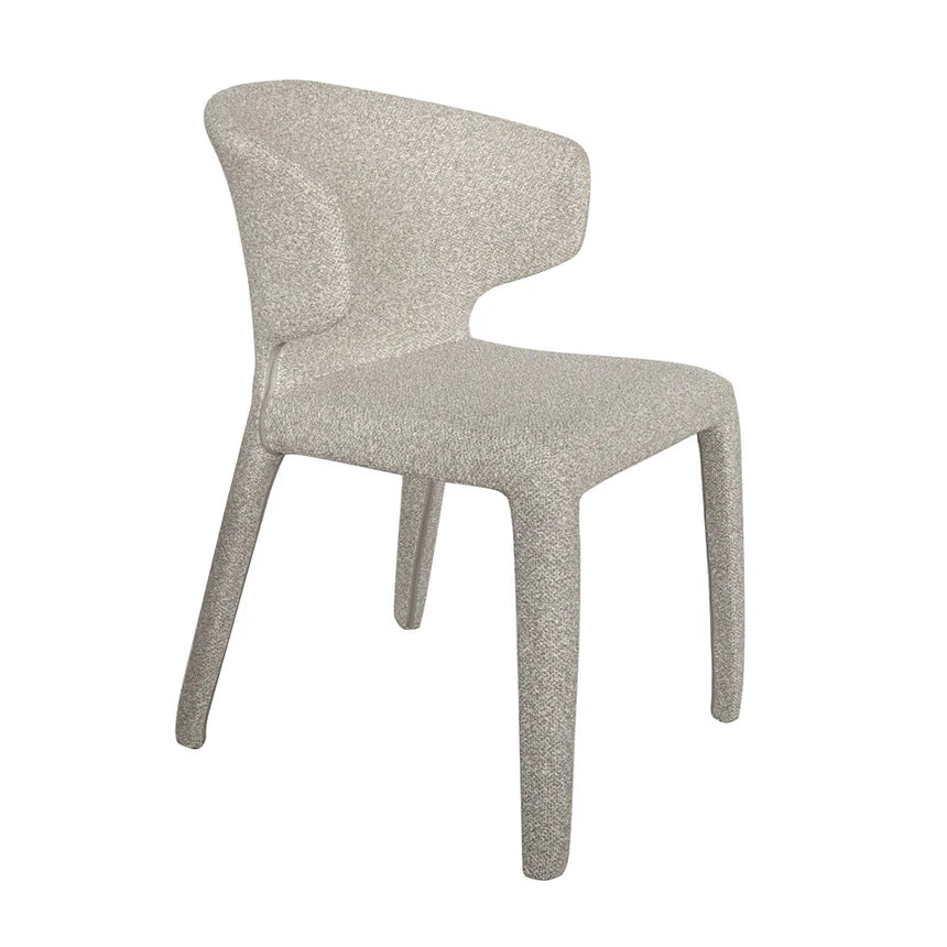 Stylish and Comfortable Dining Chair Set of 2 - Clay Grey