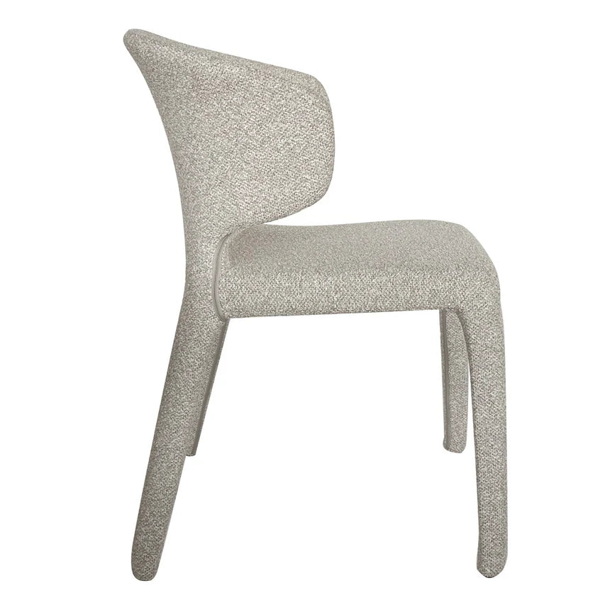 Stylish and Comfortable Dining Chair Set of 2 - Clay Grey