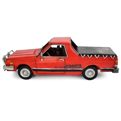 Subaru Brumby Ute Car Metal Ornament - 1986