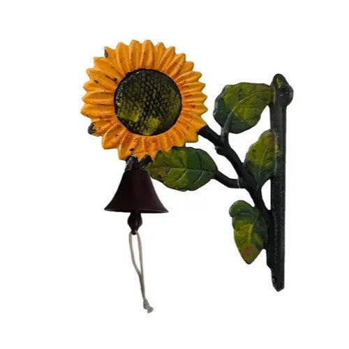 Sunflower Cast Iron Doorbell