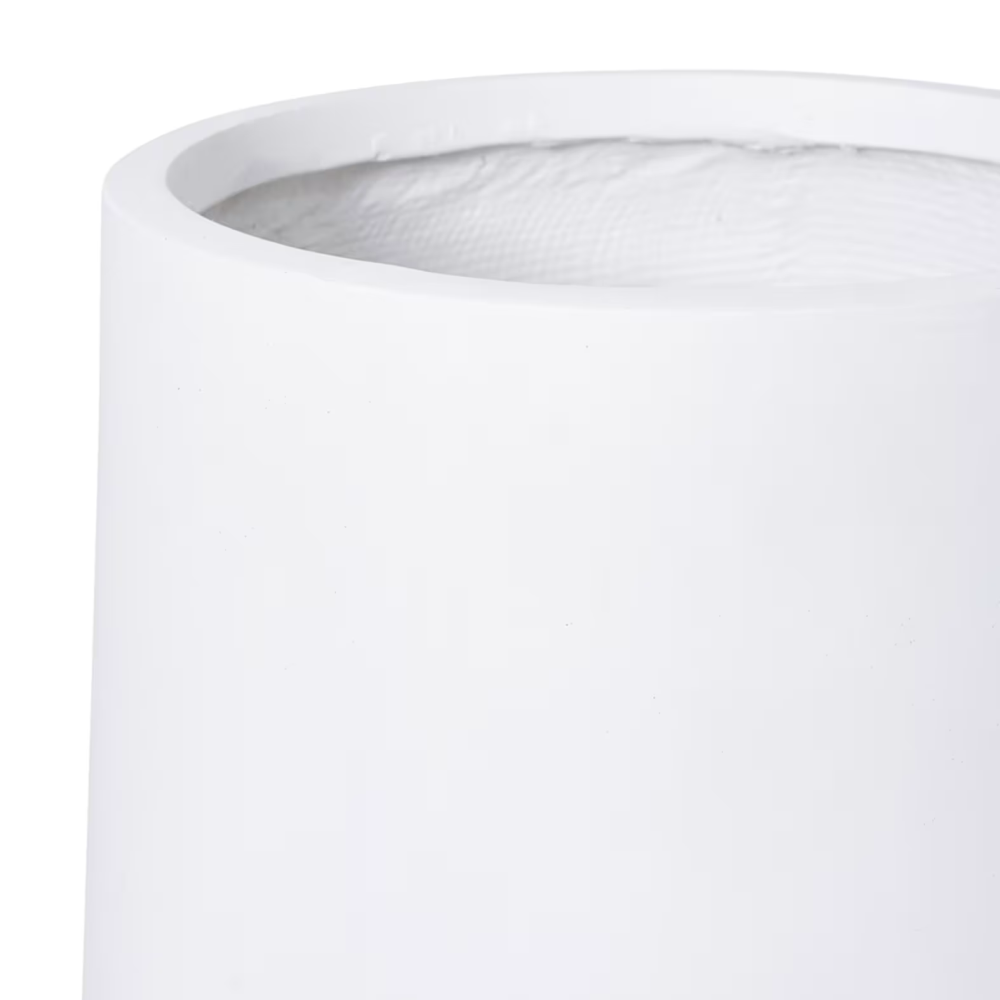 Sustainable Environment Plant Saucers - White - Set of 2