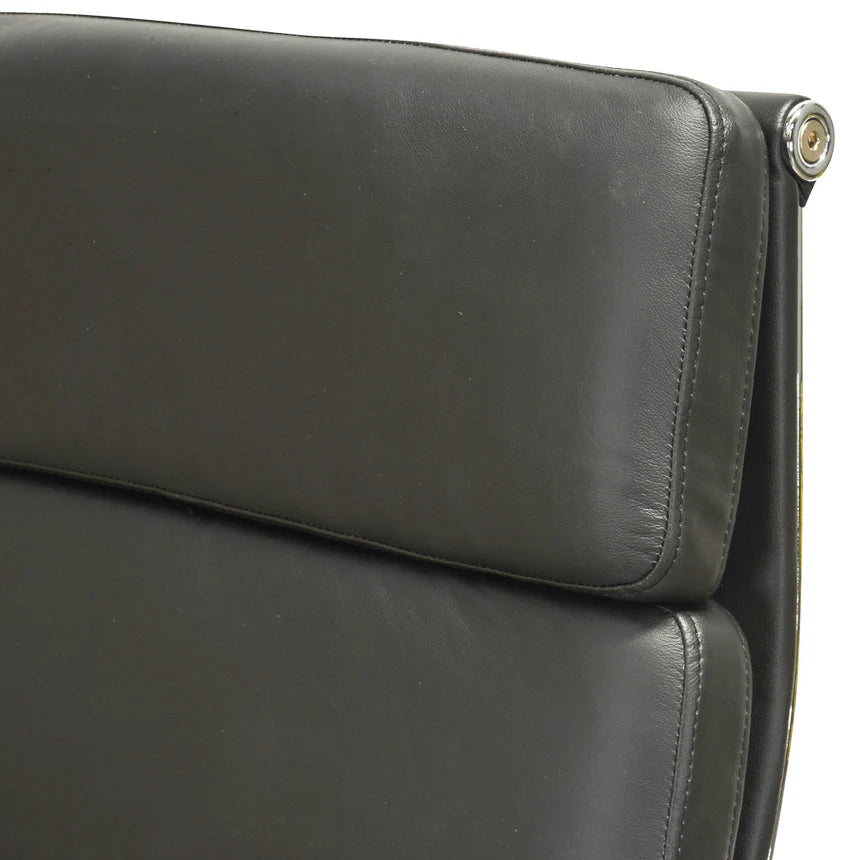 Swivel High Back Office Chair - Black