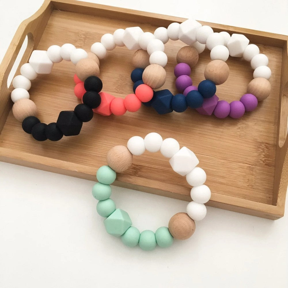 TEXTURED Silicone Teether (Available in 8 Colors)