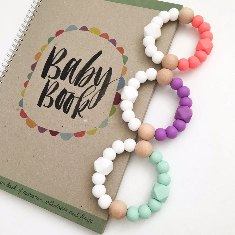 TEXTURED Silicone Teether (Available in 8 Colors)