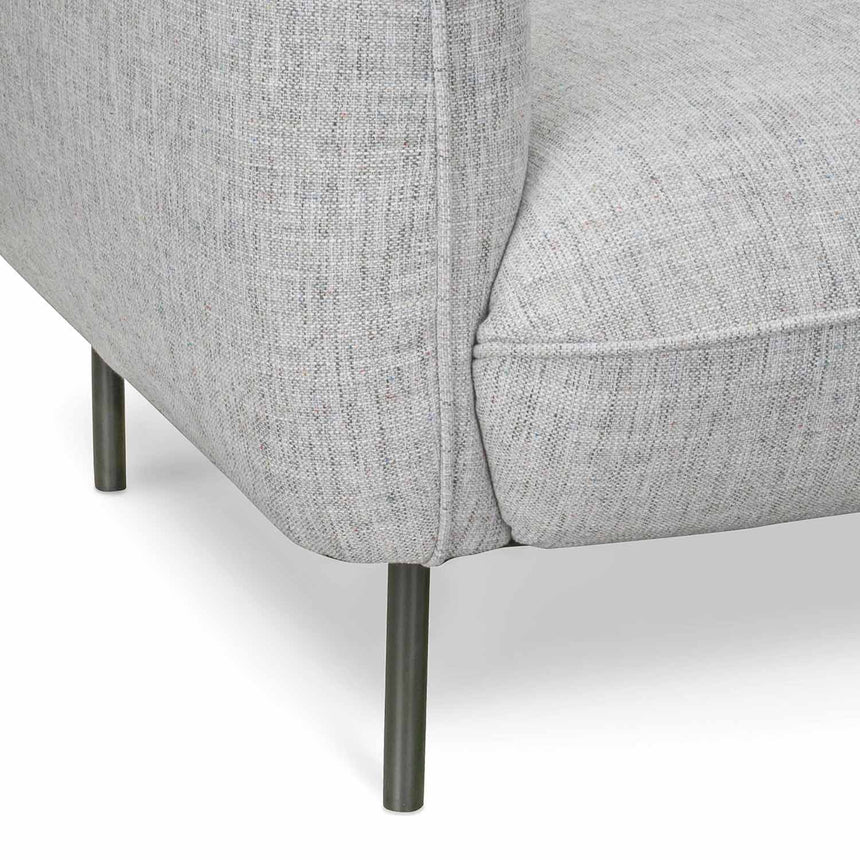 Tactile Comfort 3-Seater with Sofa- Light Grey