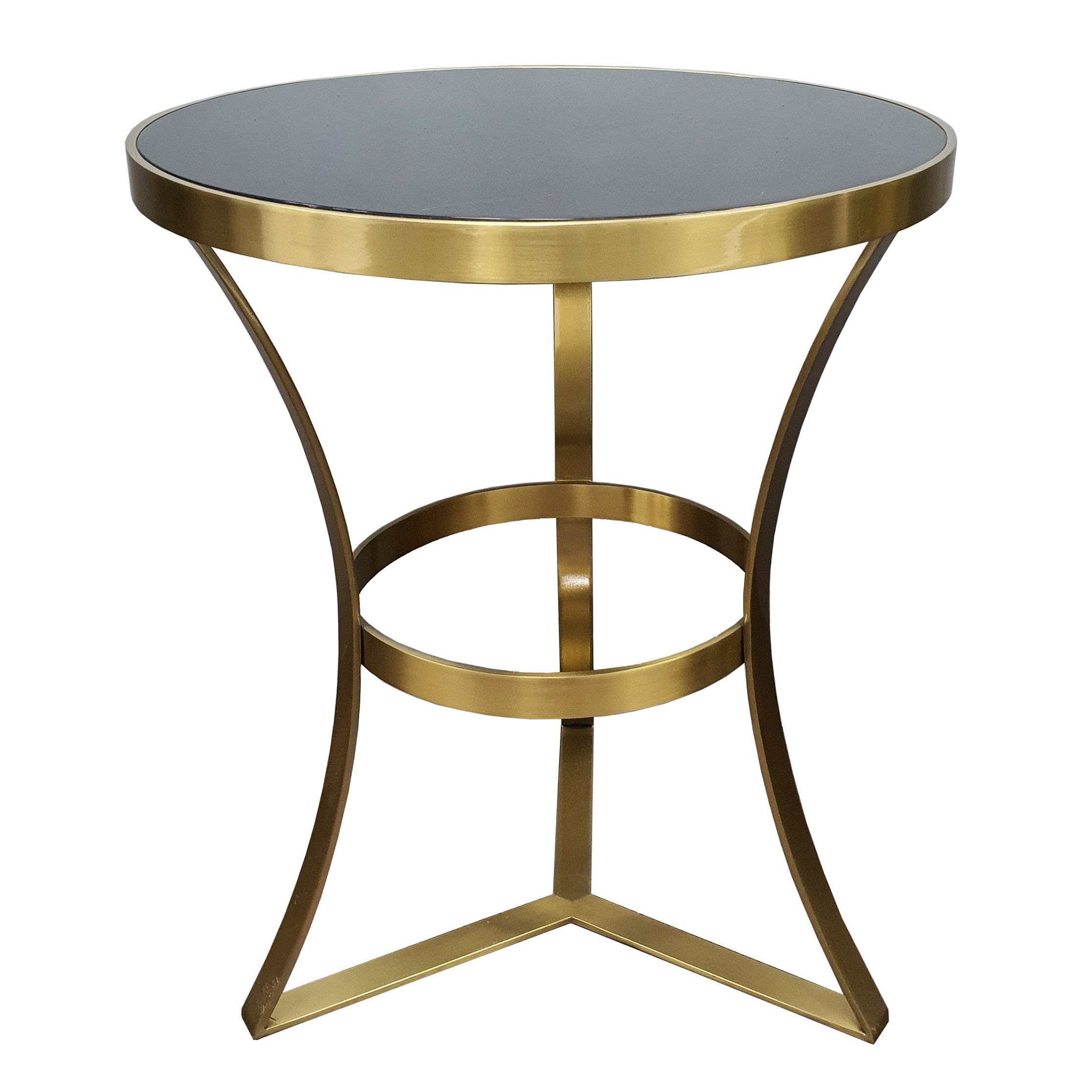 Tall Brilliance Brass Ensemble Coffee Table