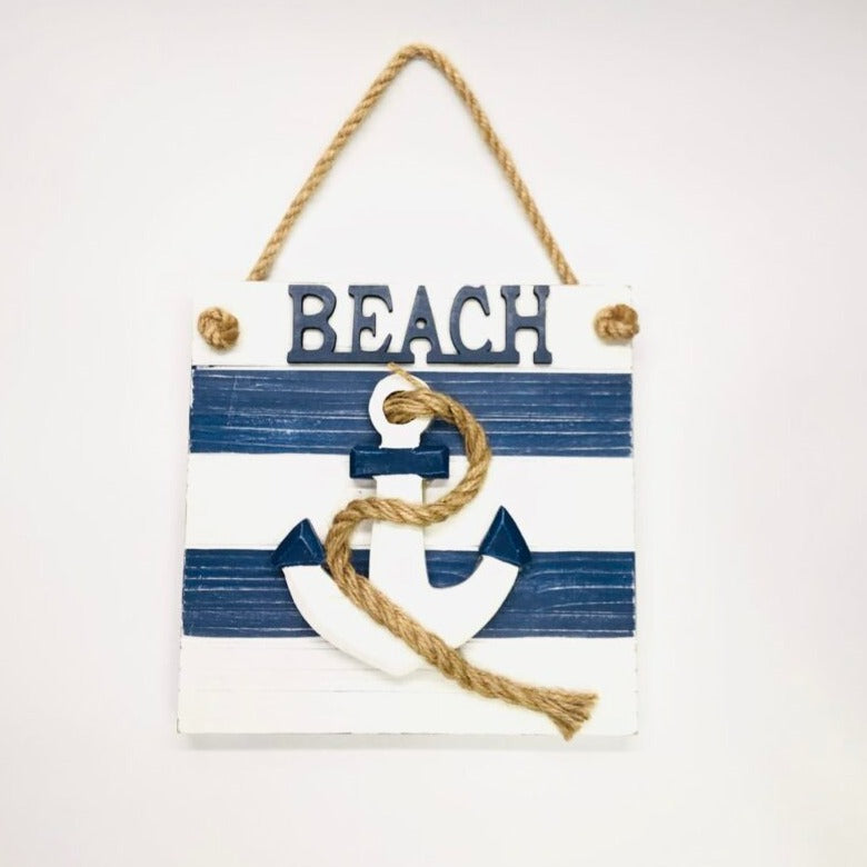 Timber Anchor Beach Hanging Decor