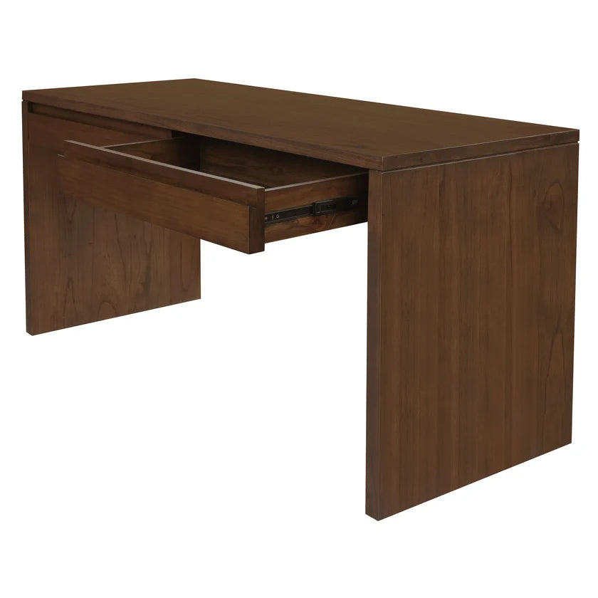 Timber Rustic 2-Drawer Writing Desk - Walnut