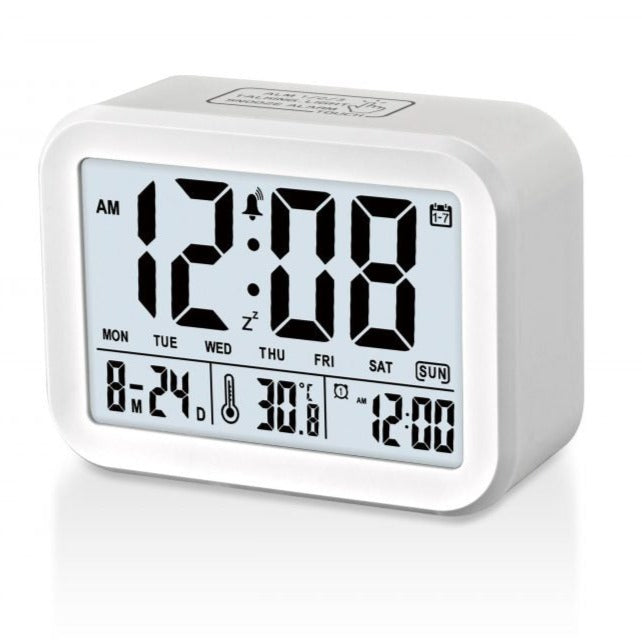 Time Herald Talking LCD Clock - Available in 4 Colors