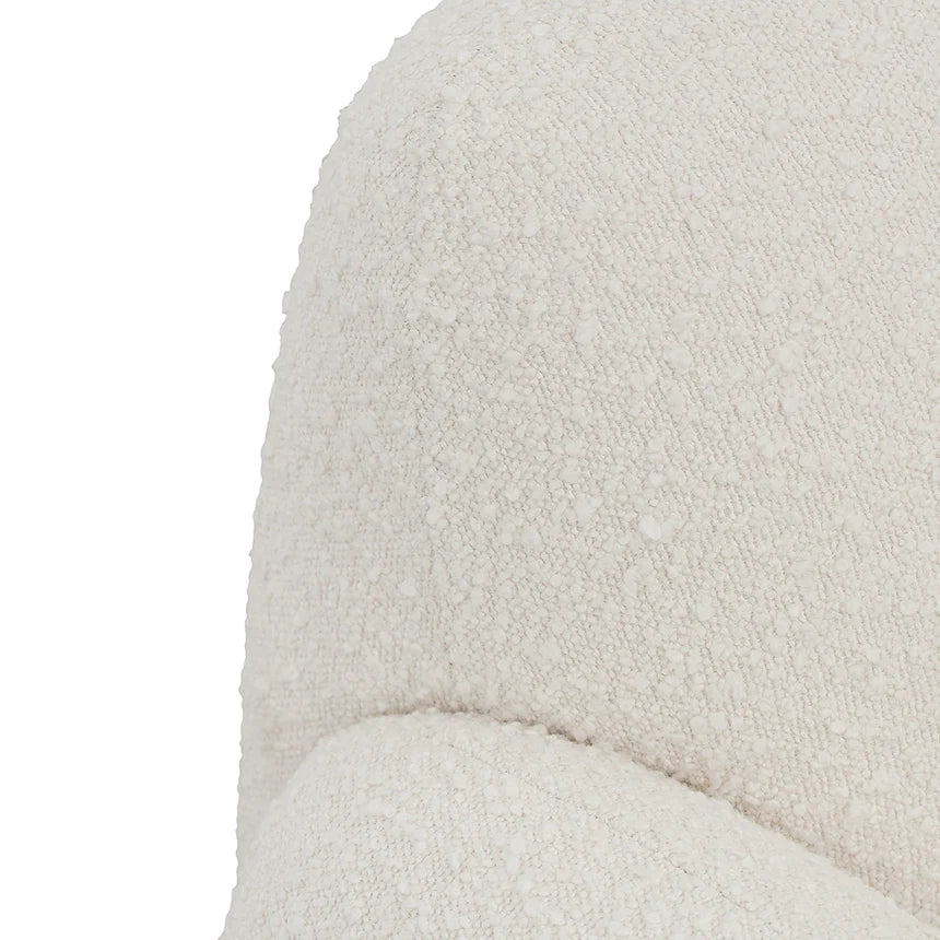Timeless Armchair - Ivory White Boucle