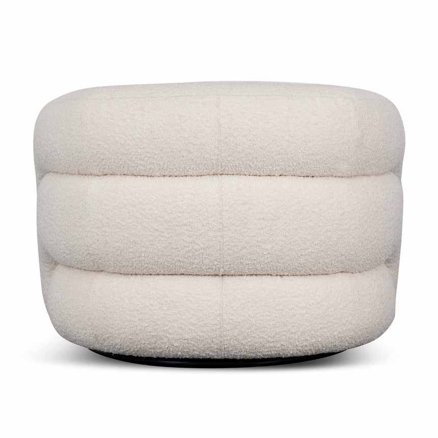 Timeless Armchair - Ivory White Boucle