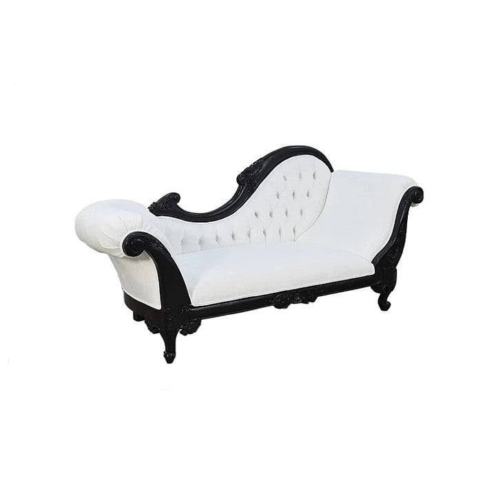 Timeless Chaise Lounge Sofa - Black