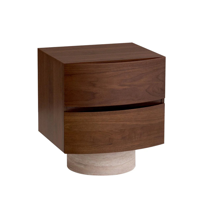 Timeless Classic Bedside Table - Walnut