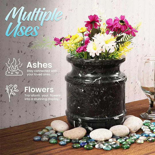 Timeless Classic Fancy Urn - Black