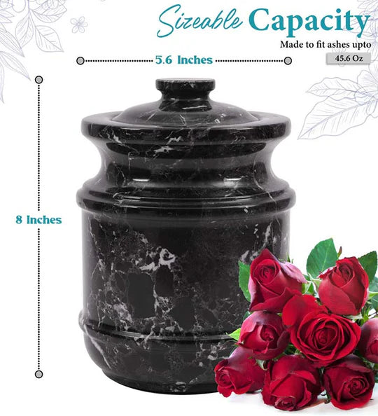 Timeless Classic Fancy Urn - Black