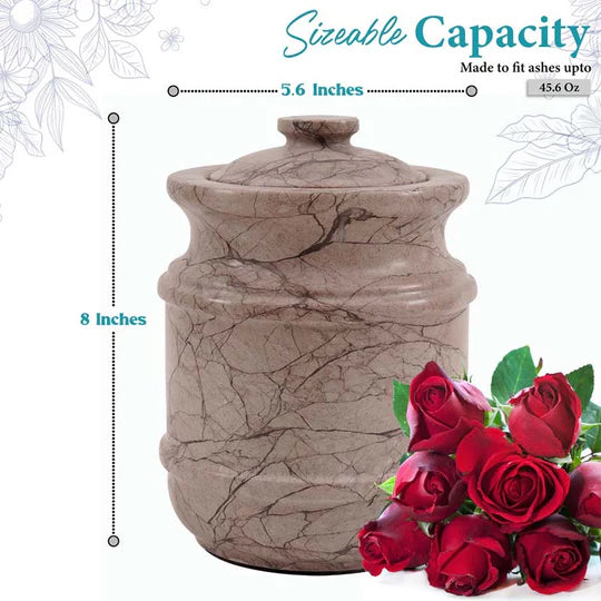 Timeless Classic Fancy Urn - Brown