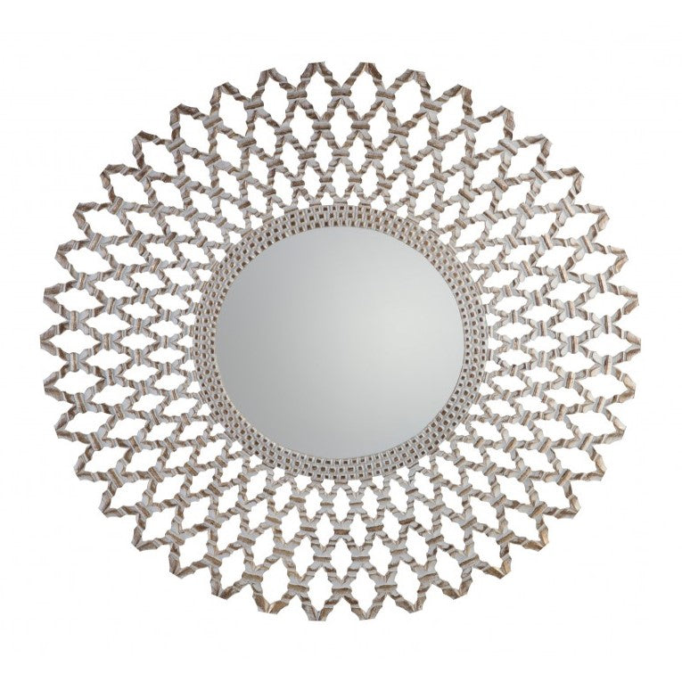 Timeless Craftsmanship: Unique Wooden Frame Mirror