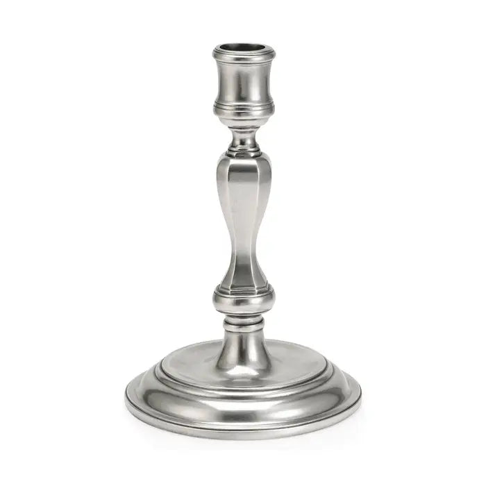 Timeless Elegance Baluster Pewter Candle stand