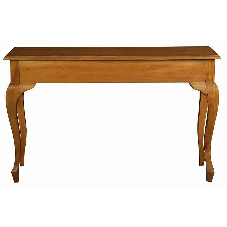Timeless Queen Ann 2 Drawer Sofa Table - Light Brown