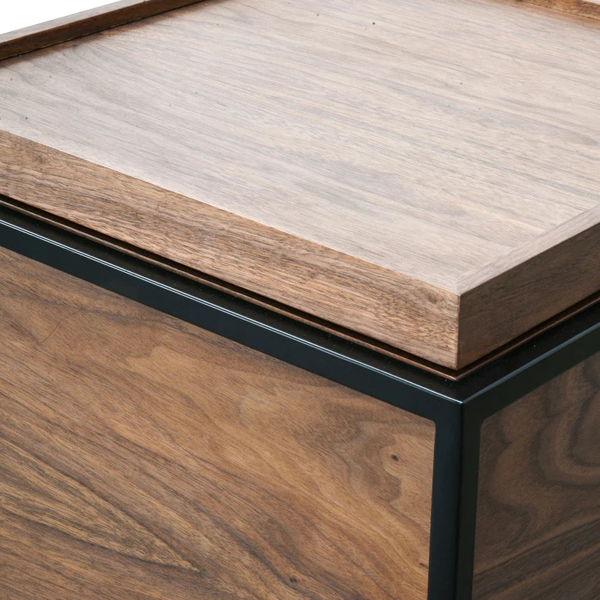 Tiny Timber Side Table 43cms - Walnut