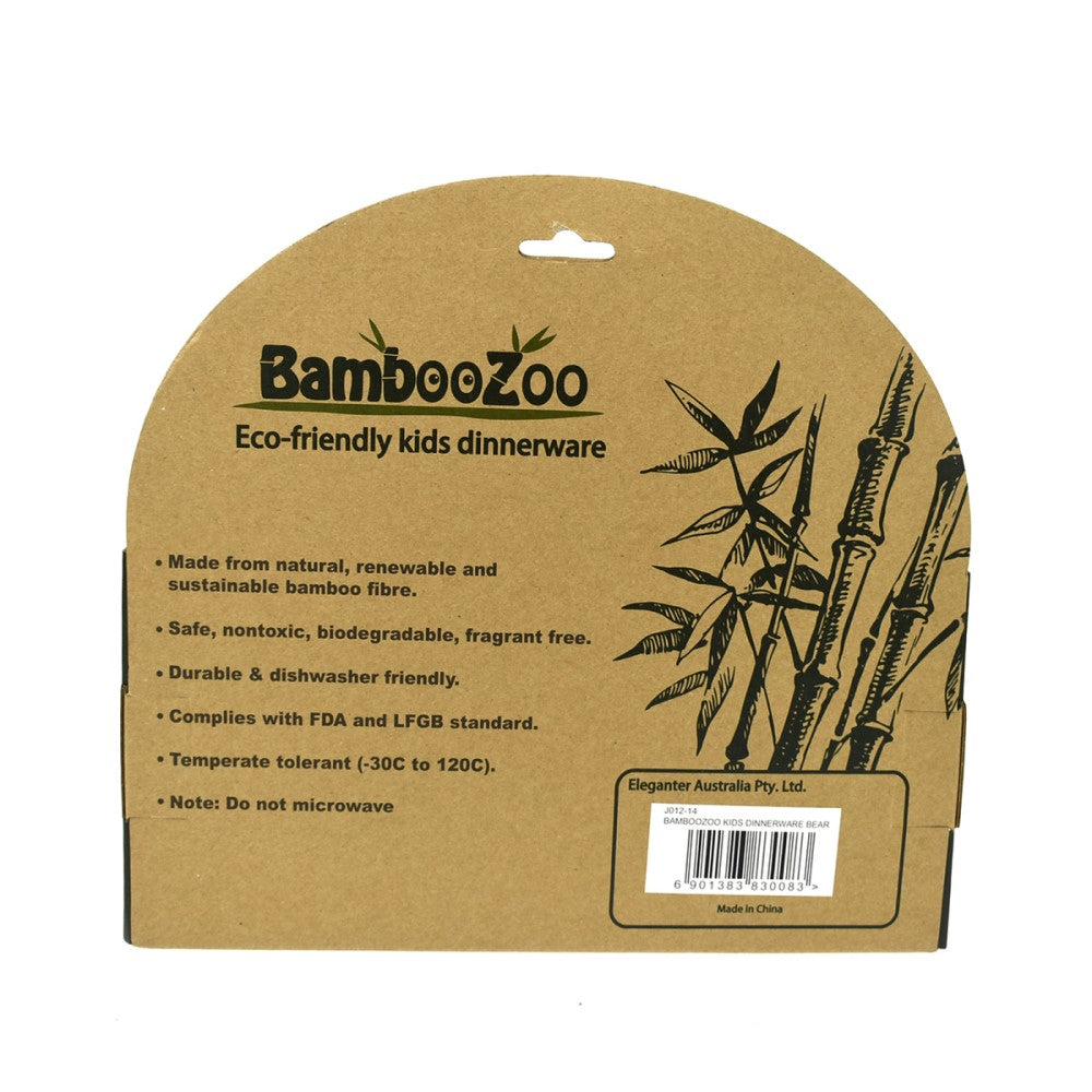 Toddlers 5Pcs Bamboo Dinner Set - Bear