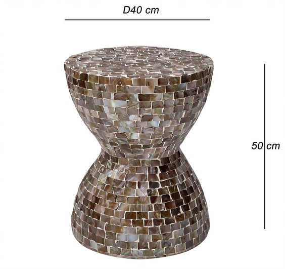 Toned Gleam Mother Pearl Table