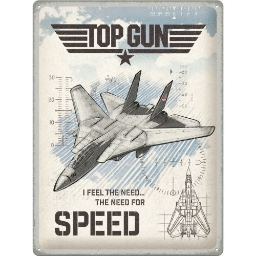 Top Gun Jet - Sign Board 30 x40cm