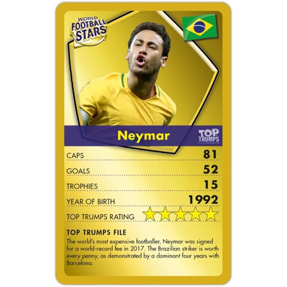 Top Trumps Card Game: World Football Stars - A League